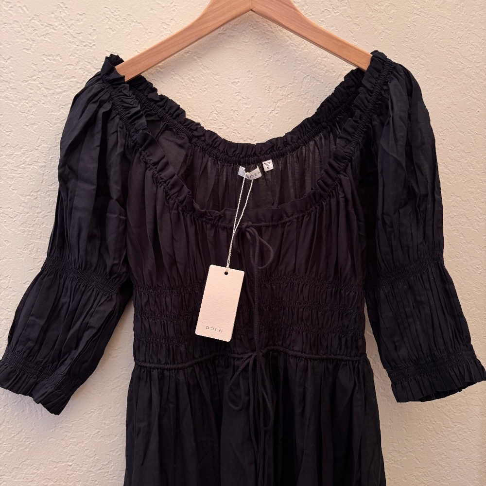 DOEN Ischia Dress Navy ✨ NWT - Picture 4 of 9